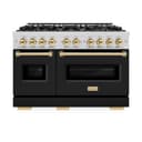 Autograph Edition 48 in. 6.7 cu. ft. Classic Double Oven Dual Fuel Range with 8 Burner Gas Cooktop view 2