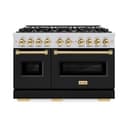 Autograph Edition 48 in. 6.7 cu. ft. Classic Double Oven Dual Fuel Range with 8 Burner Gas Cooktop view 3
