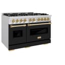 Autograph Edition 48 in. 6.7 cu. ft. Classic Double Oven Dual Fuel Range with 8 Burner Gas Cooktop view 5
