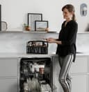 Stainless Steel Interior Dishwasher with Sanitize and Ultra Wash & Dry view 5