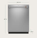 Café Customfit Stainless Interior Dishwasher With Ultra Wash & Dry, 42 Dba view 7