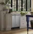 GE Series Stainless Interior Built-In Dishwasher with Hidden Controls view 4