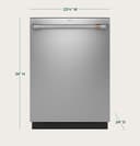 Customfit Energy Star Stainless Interior Smart Dishwasher With Ultra Wash Top Rack And Dual Convection Ultra Dry, Led Lights, 39 Dba view 30