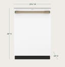 Café Customfit Stainless Interior Smart Dishwasher With Ultra Wash Top Rack And Dual Convection Ultra Dry, Led Lights, 39 Dba view 6