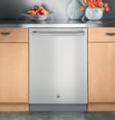 GE Series Stainless Interior Built-In Dishwasher with Hidden Controls view 2
