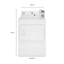 Commercial Electric Super-Capacity Dryer, Coin Slide view 7