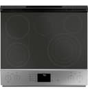 CAFÉ™ 30" Smart Slide-In, Front-Control, Radiant and Convection Double-Oven Range in Platinum Glass view 4