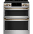CAFÉ™ 30" Smart Slide-In, Front-Control, Radiant and Convection Double-Oven Range view 4