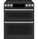 30" Smart Slide-In, Front-Control, Radiant and Convection Double-Oven Range view 1