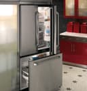 GE Series 20.9 Cu. Ft. Counter-Depth French-Door Refrigerator view 3