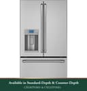 Café 27.7 Cu. Ft. Smart French-door Refrigerator With Hot Water Dispenser view 9