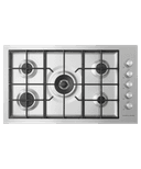 Gas on Steel Cooktop, 36", Flush Fit, LPG view 1