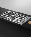 Gas on Steel Cooktop, 36", Flush Fit, LPG view 3