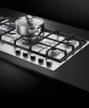 Gas on Steel Cooktop, 36", LPG view 4