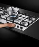 Gas on Steel Cooktop, 36", LPG view 6