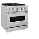 ZLINE 30 in. 4.2 cu. ft. Classic Gas Range with 4 Burner Cooktop and Convection Gas Oven in Stainless Steel (CGR30) view 3