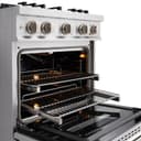 ZLINE 30 in. 4.2 cu. ft. Classic Gas Range with 4 Burner Cooktop and Convection Gas Oven in Stainless Steel (CGR30) view 11