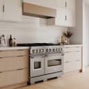 ZLINE 48 in. 6.7 cu. ft. Classic Double Oven Gas Range with 8 Burner Cooktop in Stainless Steel (CGR48) view 11