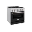 30 in. 4.2 cu. ft. Classic Gas Range with 4 Burner Cooktop and Convection Gas Oven view 1