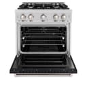 30 in. 4.2 cu. ft. Classic Gas Range with 4 Burner Cooktop and Convection Gas Oven view 5