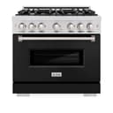 36 in. 5.2 cu. ft. Classic Gas Range with 6 Burner Cooktop and Convection Gas Oven view 3
