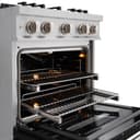 30 in. 4.2 cu. ft. Classic Gas Range with 4 Burner Cooktop and Convection Gas Oven view 9