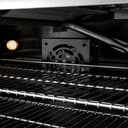 ZLINE 36 in. 5.2 cu. ft. Classic Gas Range with 6 Burner Cooktop and Convection Gas Oven in DuraSnow® Stainless Steel with White Matte Door (CGRS-WM-36) view 8