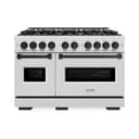 Autograph Edition 48 in. 6.7 cu. ft. Classic Double Oven Gas Range with 8 Burner Cooktop view 2