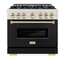Autograph Edition 36 in. 5.2 cu. ft. Classic Gas Range with 6 Burner Cooktop and Convection Gas Oven view 4