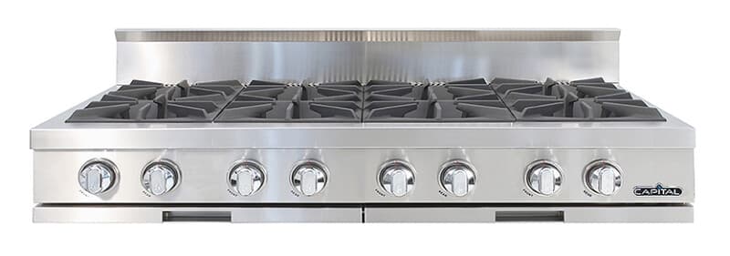 48″ Rangetop 8 Burners NG