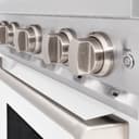 ZLINE 30 in. 4.2 cu. ft. Classic Gas Range with 4 Burner Cooktop and Convection Gas Oven in Stainless Steel with White Matte Door (CGR-WM-30) view 8