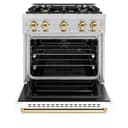Autograph Edition 30 in. 4.2 cu. ft. Classic Gas Range with 4 Burner Cooktop and Convection Gas Oven view 4