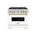 Autograph Edition 36 in. 5.2 cu. ft. Classic Gas Range with 6 Burner Cooktop and Convection Gas Oven view 2