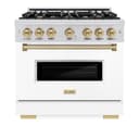 Autograph Edition 36 in. 5.2 cu. ft. Classic Gas Range with 6 Burner Cooktop and Convection Gas Oven view 3