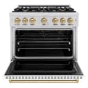 Autograph Edition 36 in. 5.2 cu. ft. Classic Gas Range with 6 Burner Cooktop and Convection Gas Oven view 4