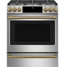 30" Smart Slide-in, Front-control, Gas Range With Convection Oven view 3