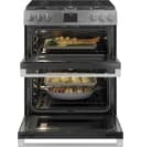 30" Smart Slide-In, Front-Control, Gas Double-Oven Range with Convection view 10