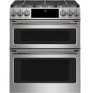 30" Smart Slide-in, Front-control, Gas Double-oven Range With Convection view 7