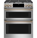 30" Smart Slide-in, Front-control, Gas Double-oven Range With Convection view 6