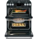 30" Smart Slide-In, Front-Control, Gas Double-Oven Range with Convection view 27