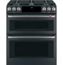 30" Smart Slide-In, Front-Control, Gas Double-Oven Range with Convection view 29