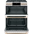CAFÉ™ 30" Smart Slide-In, Front-Control, Gas Double-Oven Range with Convection view 25