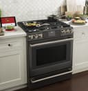 GE Series 30" Slide-In Front Control Range with Warming Drawer view 15