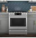 GE Series 30" Slide-In Front Control Range with Warming Drawer view 9