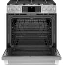 GE Series 30" Slide-In Front Control Range with Warming Drawer view 6