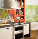 GE Series 30" Slide-In Front Control Gas Double Oven with Convection Range view 3