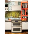 GE Series 30" Slide-In Front Control Gas Double Oven with Convection Range view 7