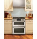 GE Series 30" Slide-In Front Control Gas Double Oven with Convection Range view 8