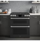 GE Series 30" Slide-In Front Control Gas Double Oven with Convection Range view 9