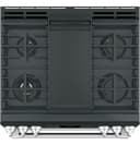 GE Series 30" Slide-In Front Control Gas Double Oven with Convection Range view 3